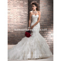 custom popular newest hot sell high quality Sleeveless hot saxy women's backless wedding dress